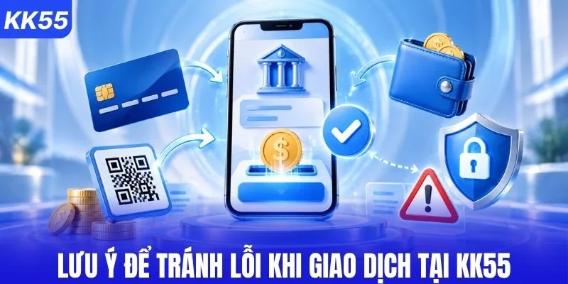 Những lưu ý để tránh lỗi khi nạp tiền KK55