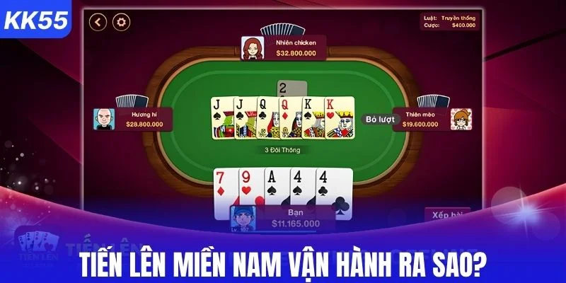 Tiến lên miền Nam vận hành ra sao?
